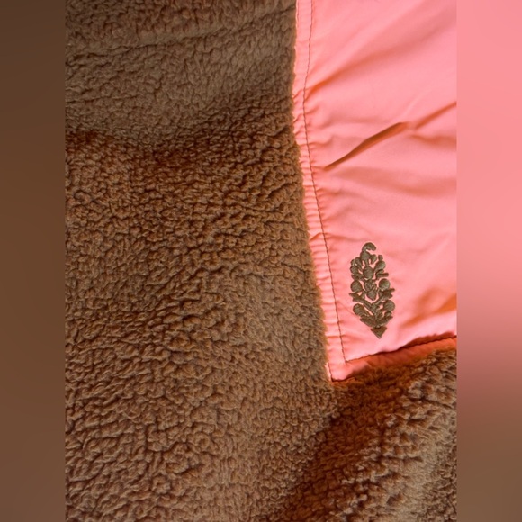 NWT Free People FP Movement Lead the Pack Fleece Neon Coral - Picture 6 of 12